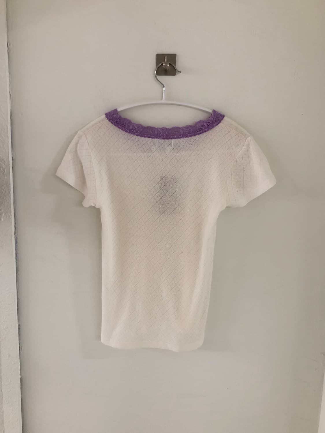 일본빈티지 레이스 숏반팔 상품이미지7