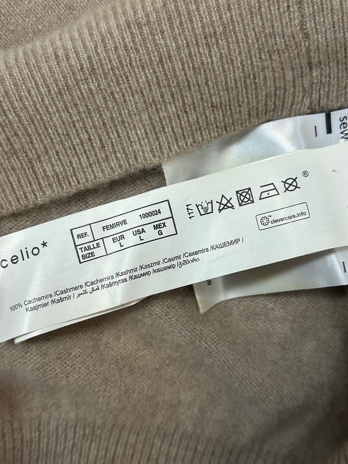 Celio 남성 캐시미어 니트 상품이미지8