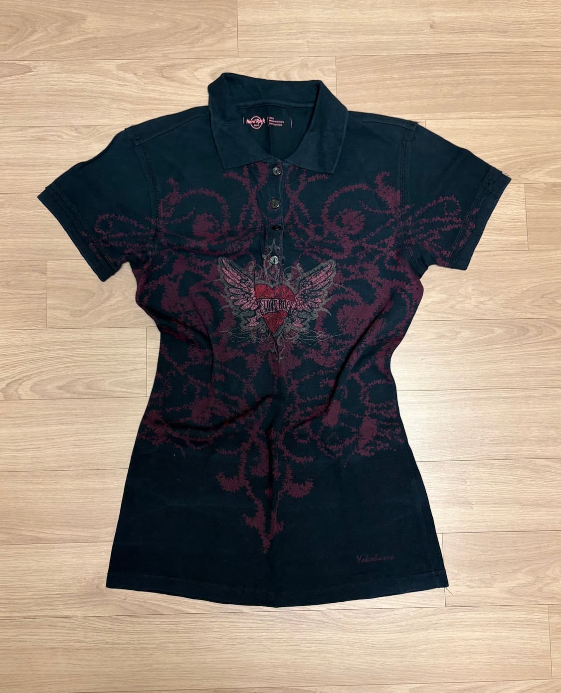 하드락 카페 와투케 카라 반팔 상품이미지1