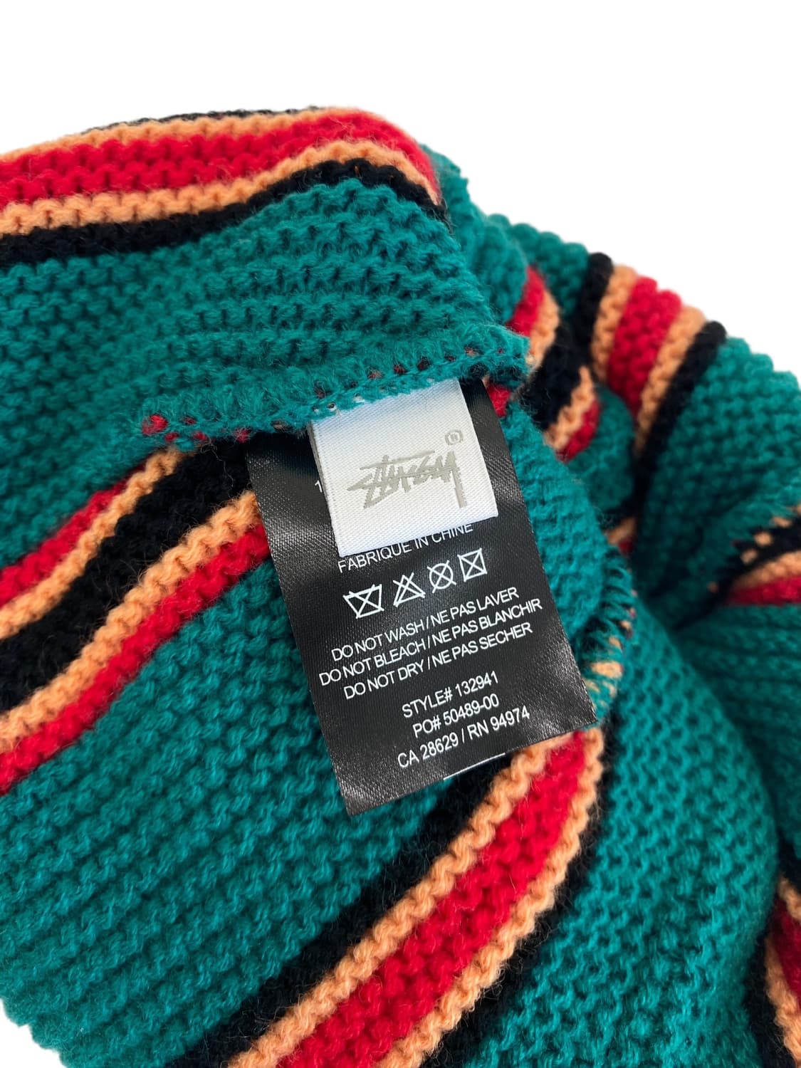 스투시 버티컬 스트라이프 비니  상품이미지4