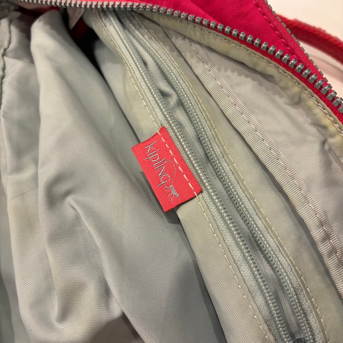 키플링 레드 핑크 토트백 크로스백 + 키링 상품이미지6