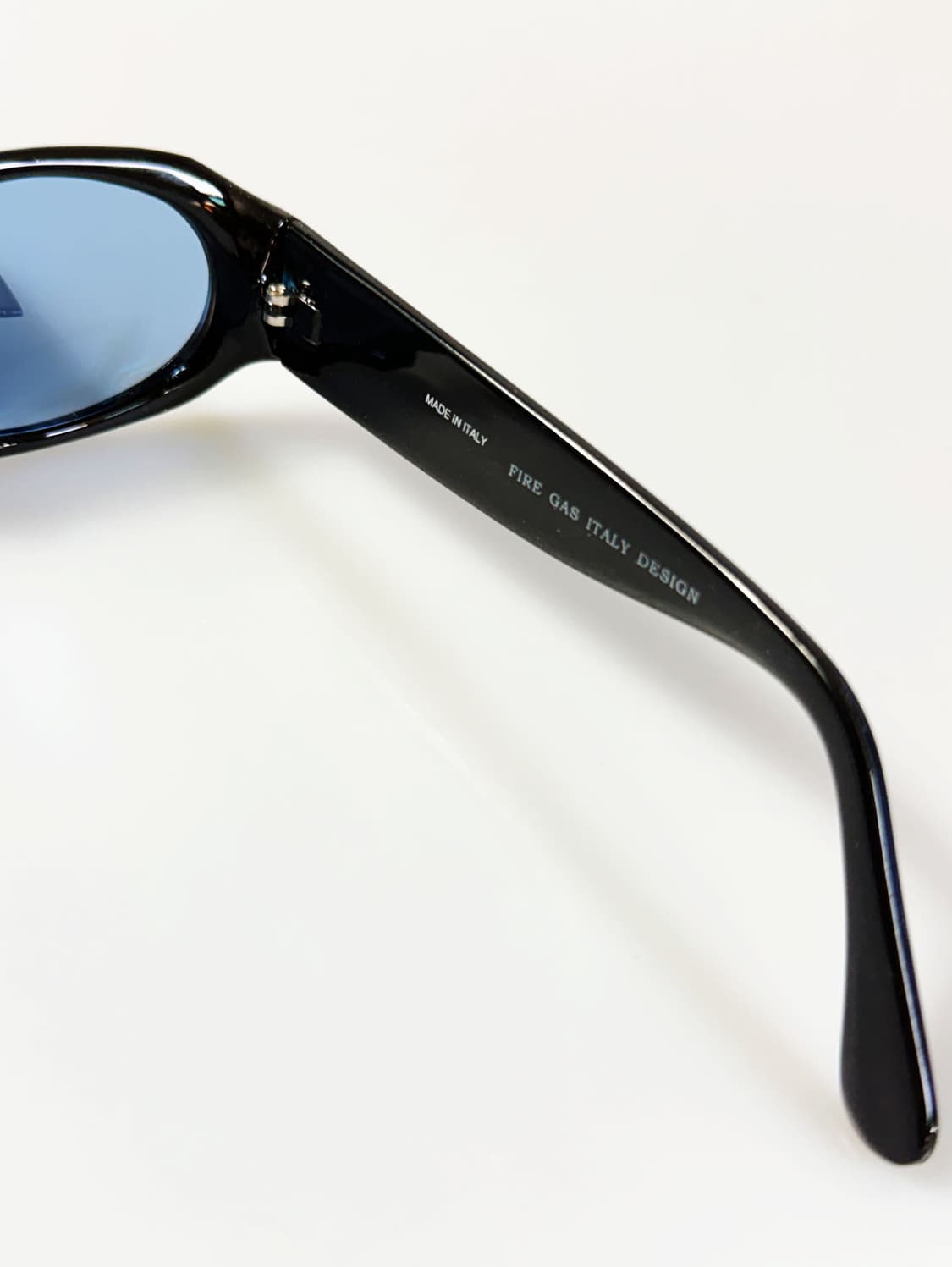 90s FIRE GAS 볼드 스퀘어 블루 틴트 빈티지 선글라스 상품이미지6