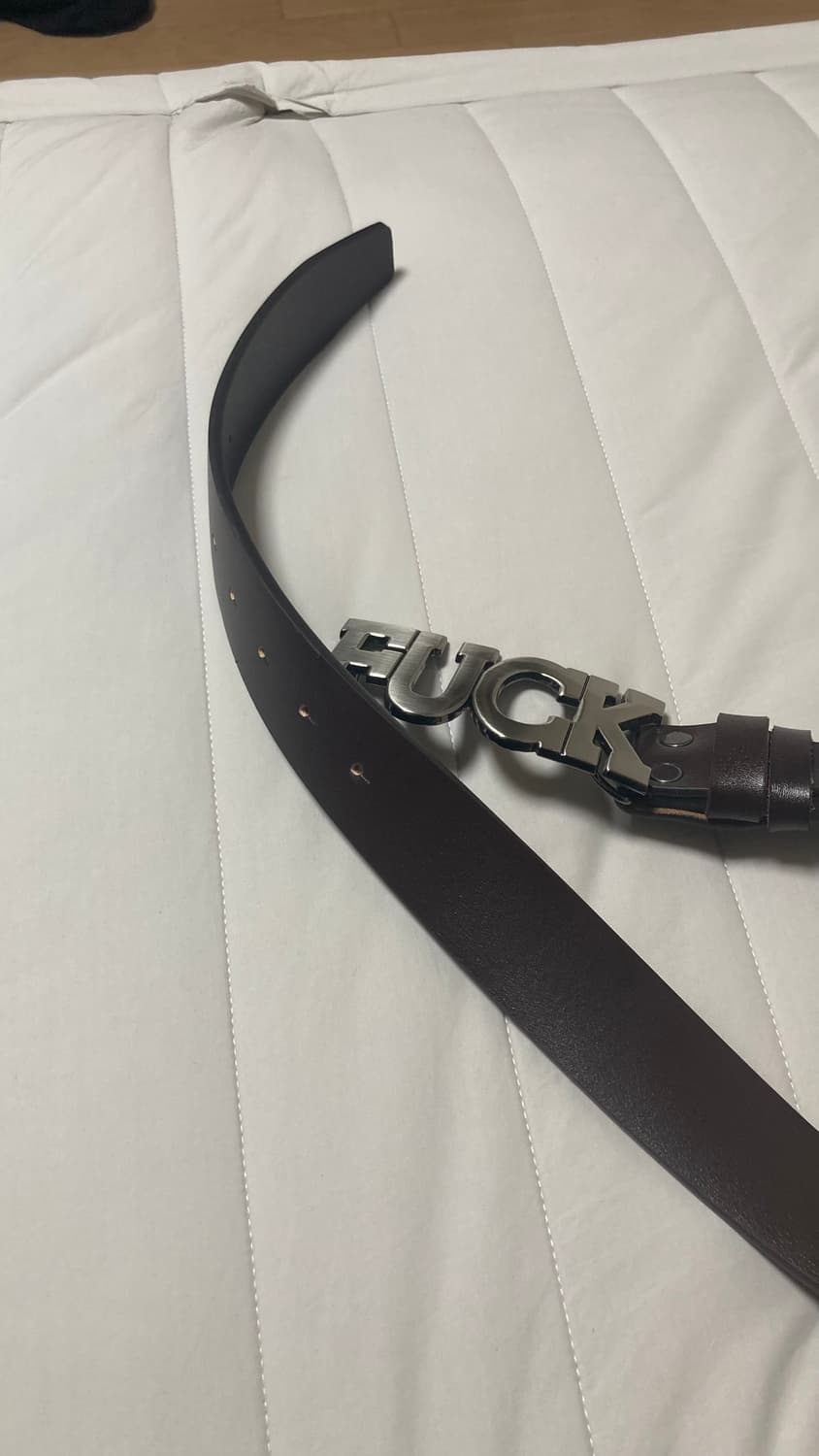 Fuck cow leather belt 상품이미지2