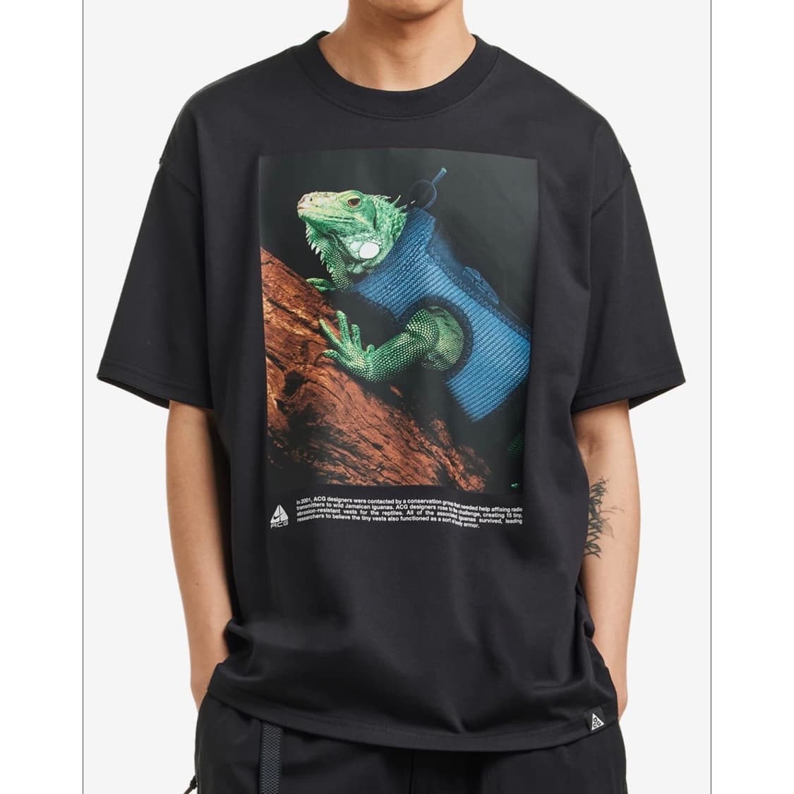 25ss 나이키 ACG 이구아나 반팔 티셔츠 블랙 상품이미지2