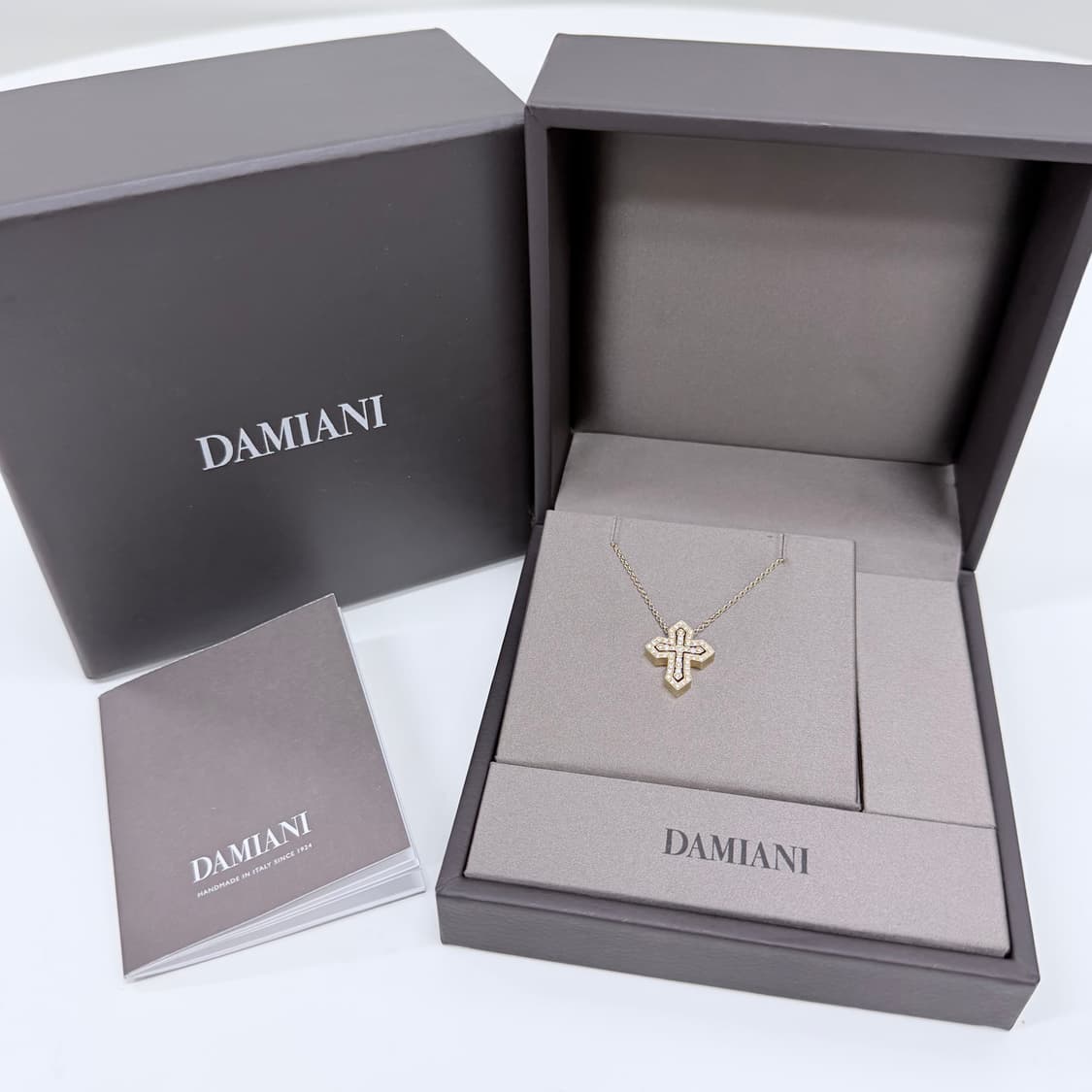 [S+급/스몰] 다미아니 벨에포크 크라운 옐로우 골드 18k 목걸이 상품이미지1