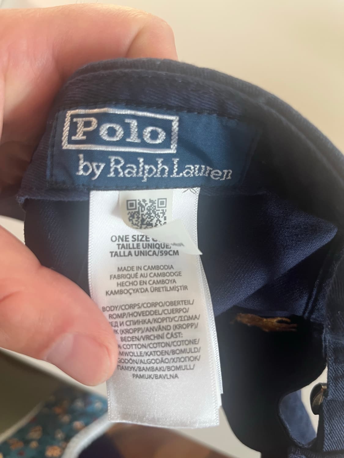 빔즈 x 폴로 콜라보 네이비 금장 볼캡 상품이미지6