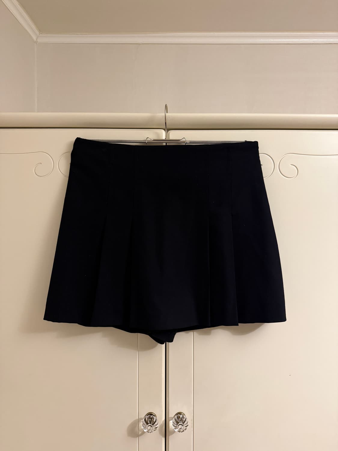 ZARA 블랙 플리츠 미니 스커트 S 상품이미지1