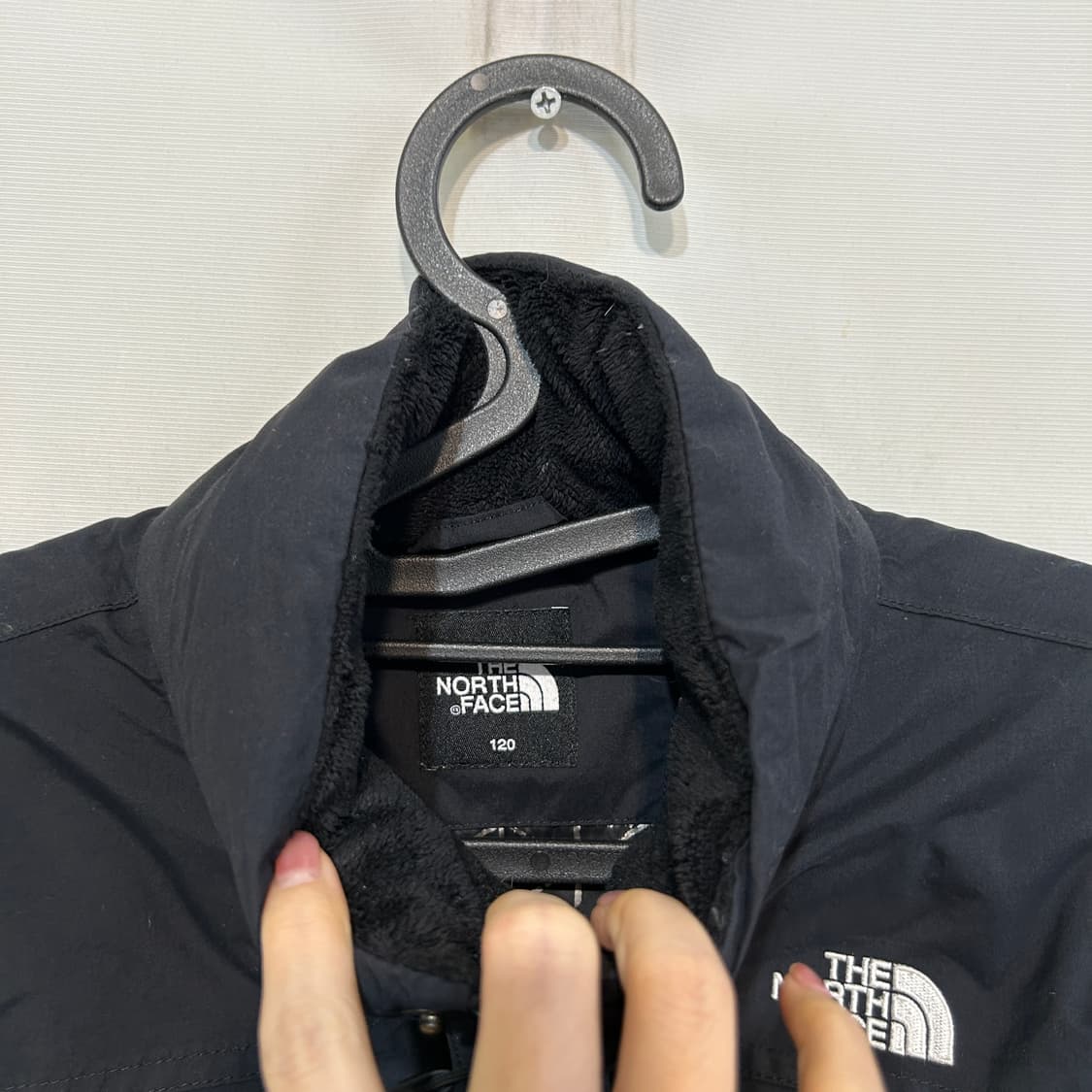 노스페이스 키즈 덕다운 패딩 120 블랙  상품이미지2