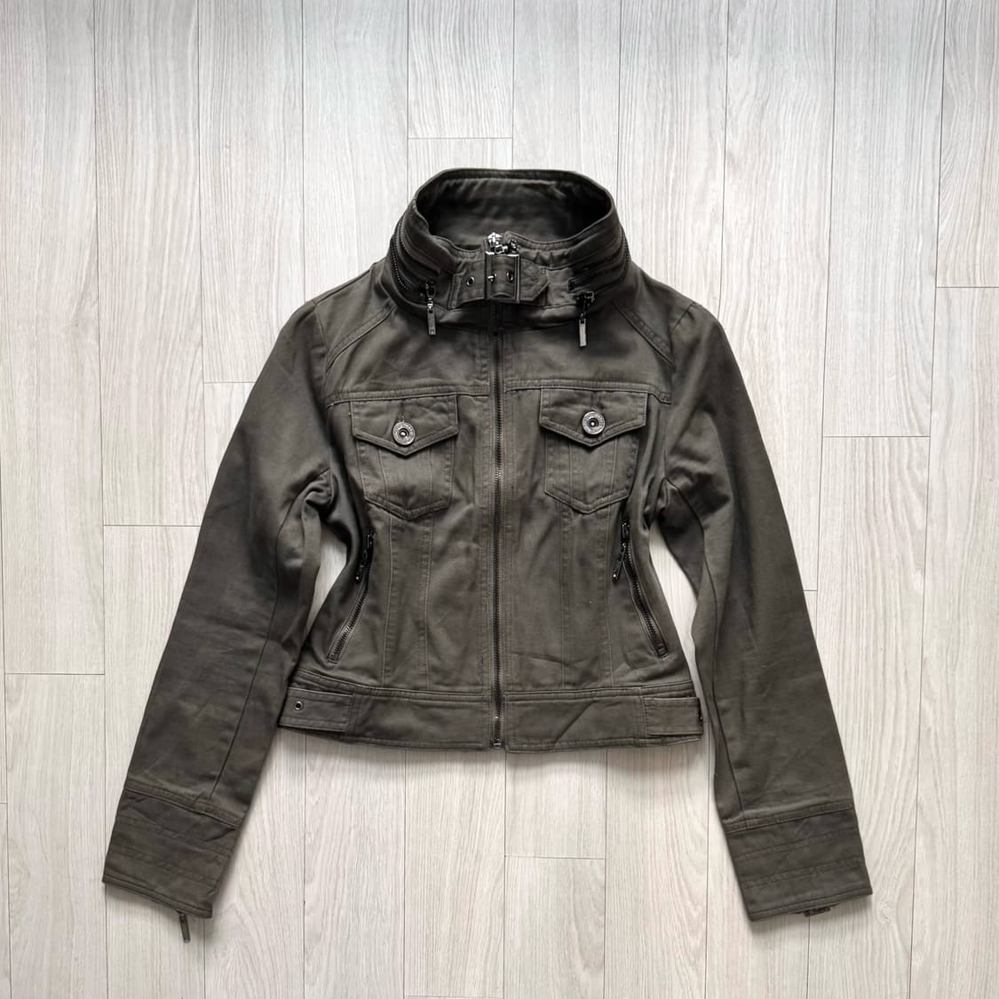 Cecil McBee 세실맥비 하이넥 버클 자켓 아카이브 y2k 갸루 상품이미지1