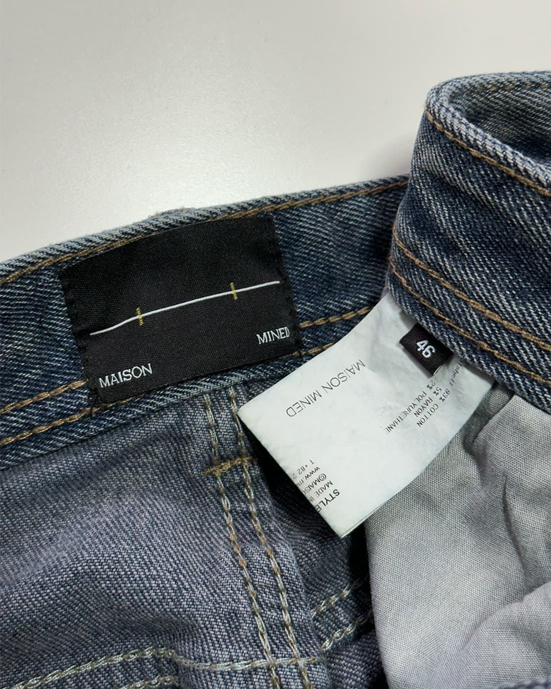 메종미네드 절개 스키니진 상품이미지4