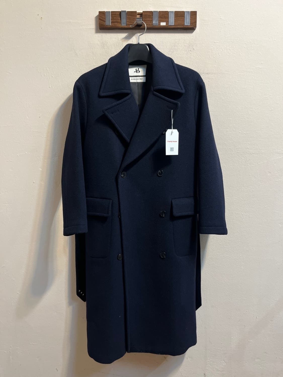 앤더슨 벨 울 더블 브레스티드 코트 상품이미지1