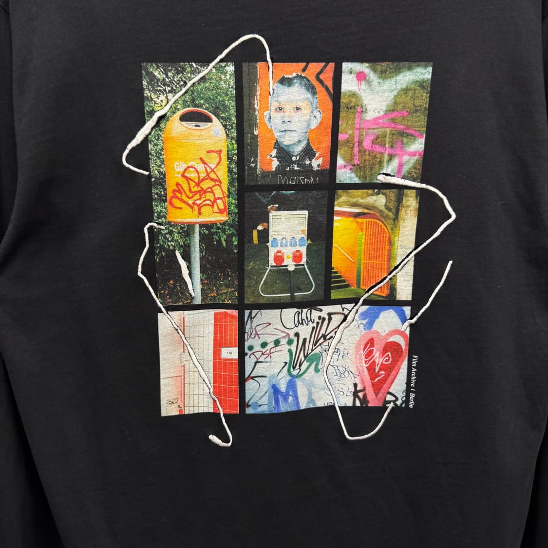 20S/S 앤더슨 벨 롱 슬리브 후면 빅 프린팅 디테일 블랙 상품이미지5