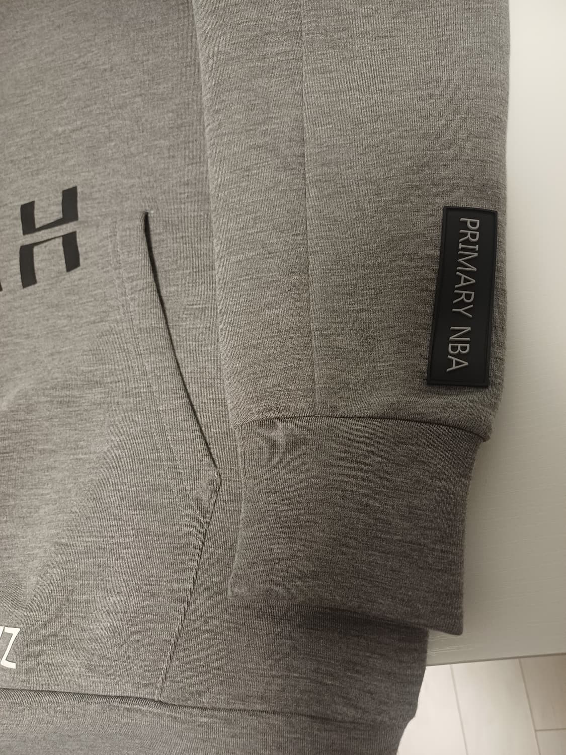 [M] NBA 유타 재즈 스냅 버튼 유틸리티 후드 (그레이) 상품이미지6