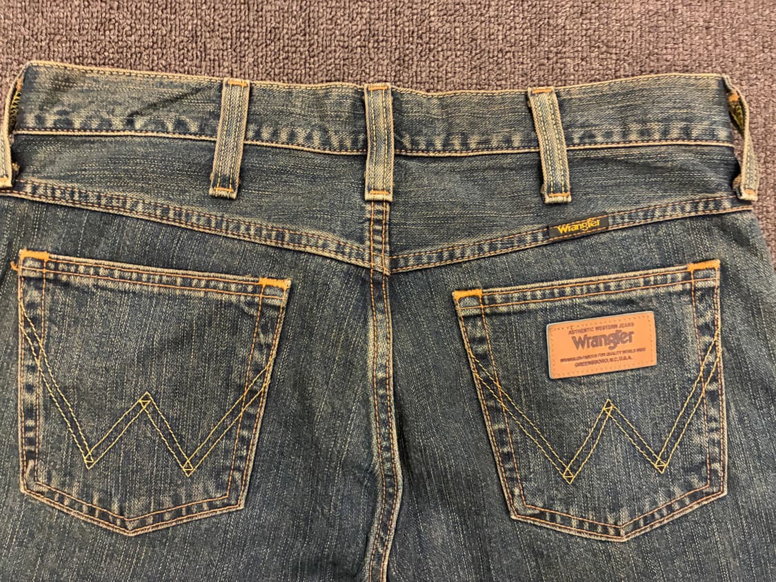 31)랭글러 빈티지 일자핏 워싱 데님팬츠 상품이미지7