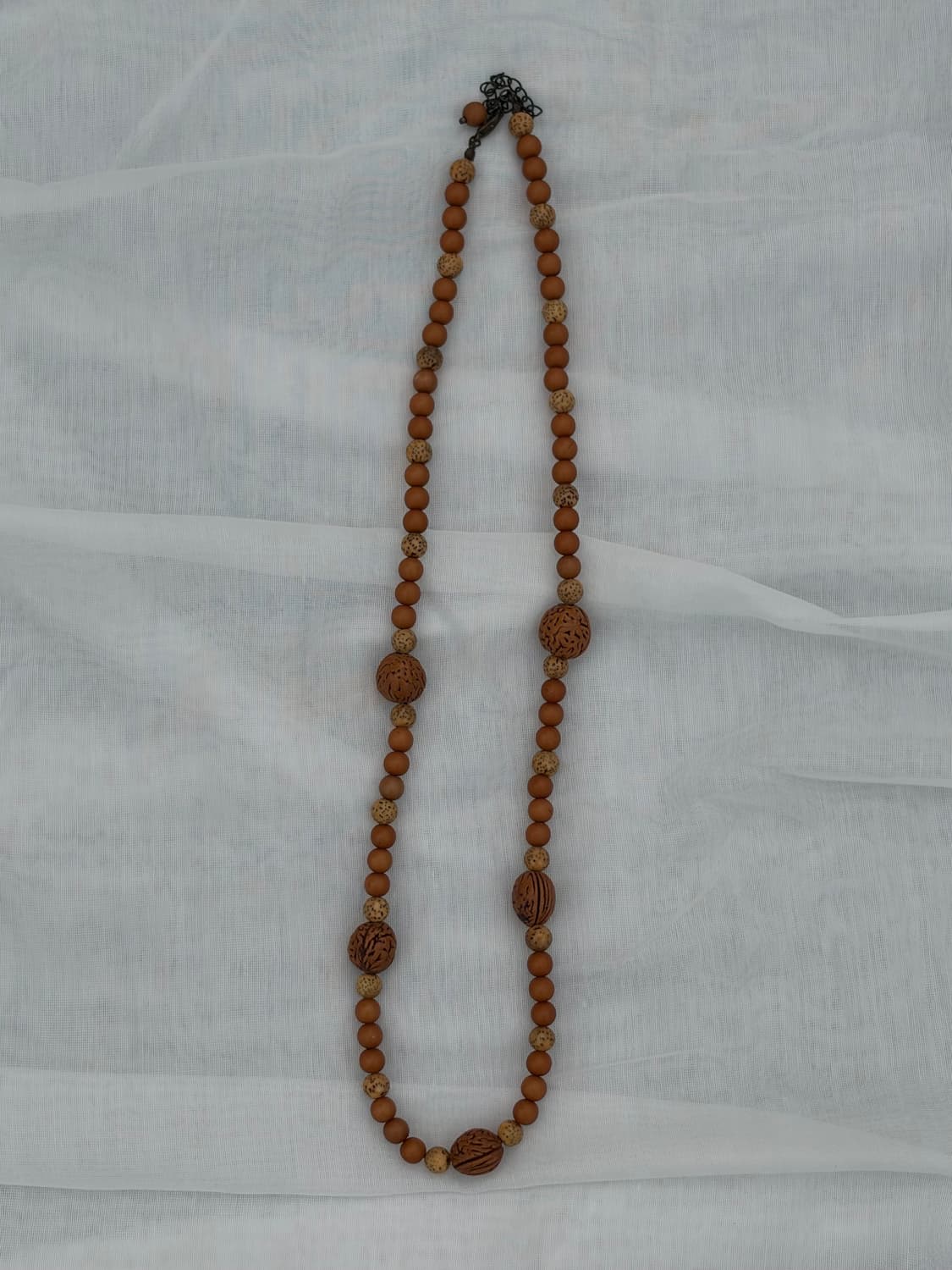 Wooden Bead Necklace 상품이미지3