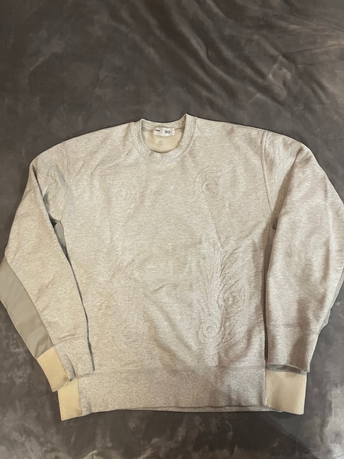 TOGA TOO 토가 투 엠브로이더리 스웨트셔츠 상품이미지2