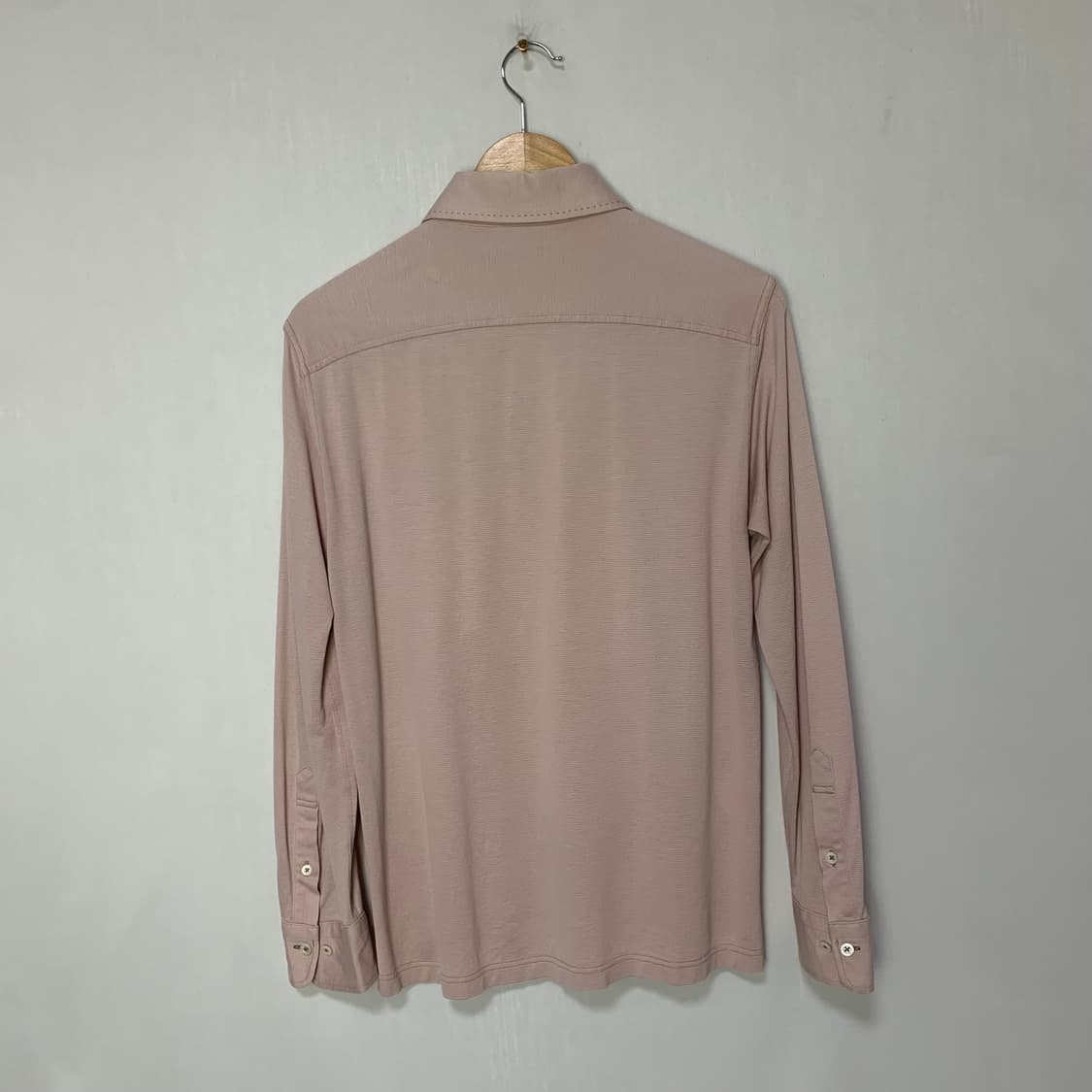 버버리 런던 빈티지 핑크 긴팔 카라 티셔츠 M 롱슬리브 상품이미지7