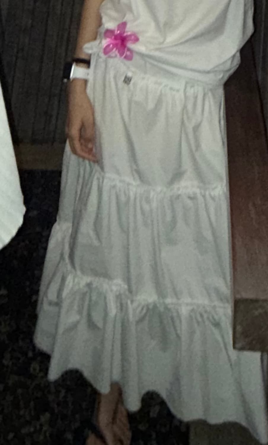 글로니 로데오 러플 스커트 화이트 M 상품이미지2