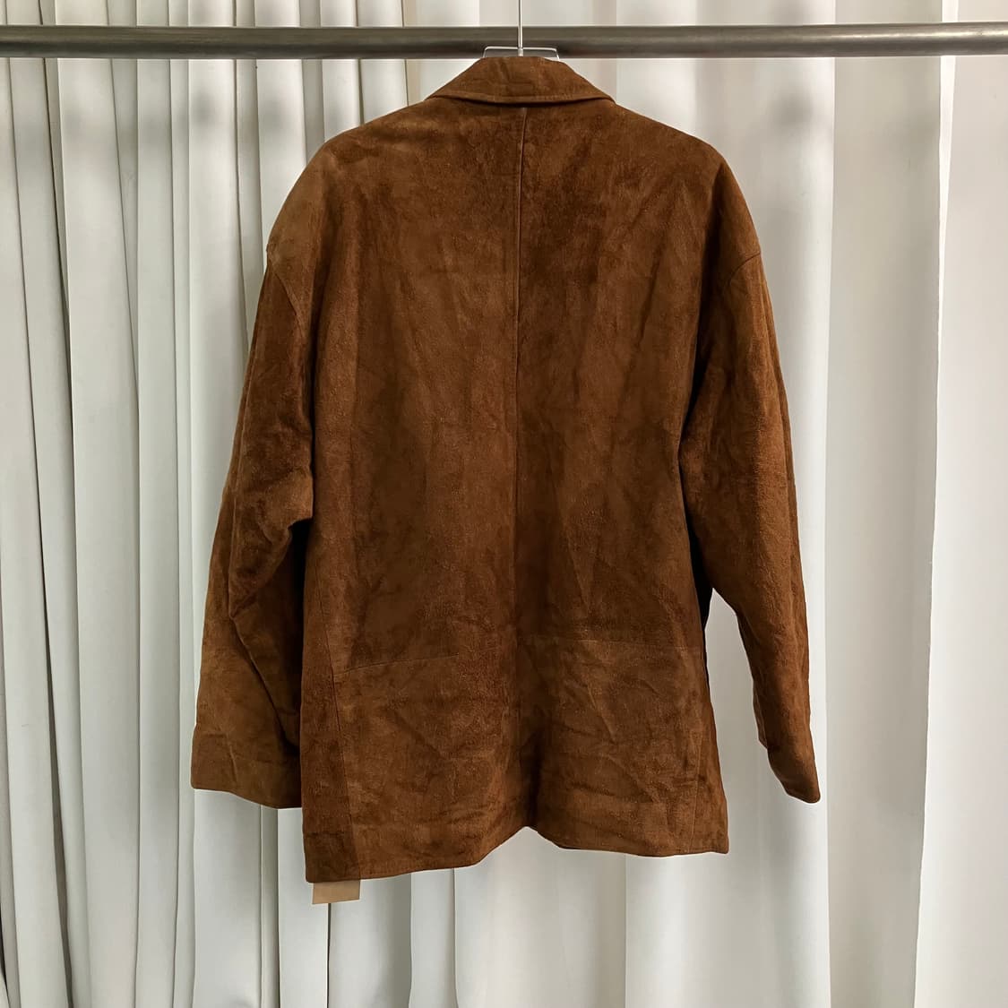 VTG 빈티지 브라운 디어 스킨 스웨이드 자켓 M 상품이미지2