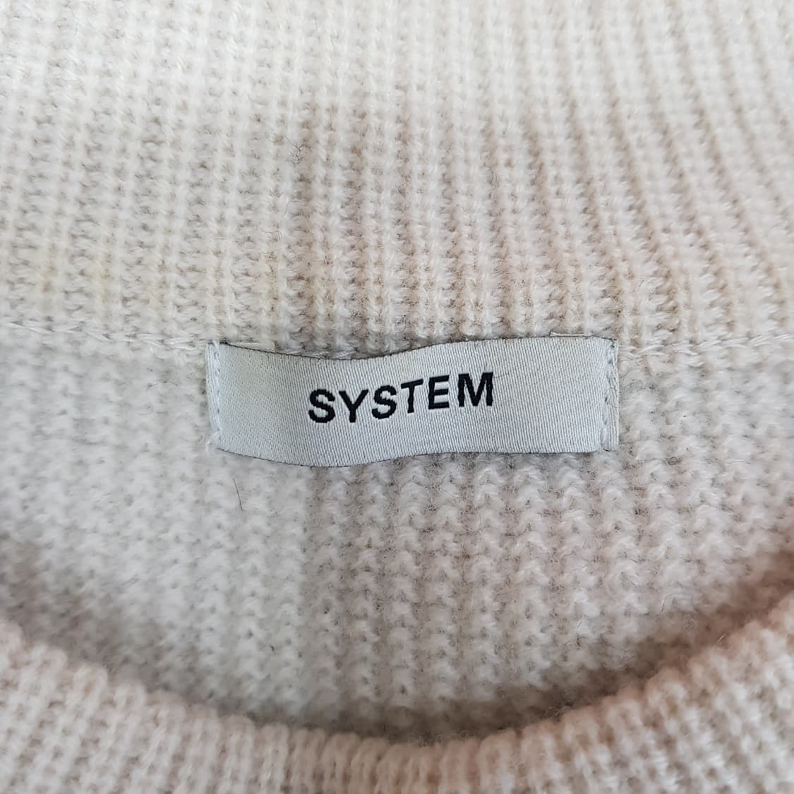 한섬 시스템 2021 루즈핏 스프라이트 니트 F사이즈 상품이미지6