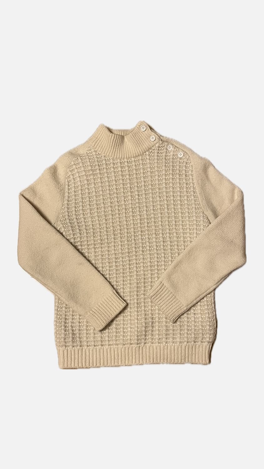 랑방 사이드 버튼 니트 상품이미지1