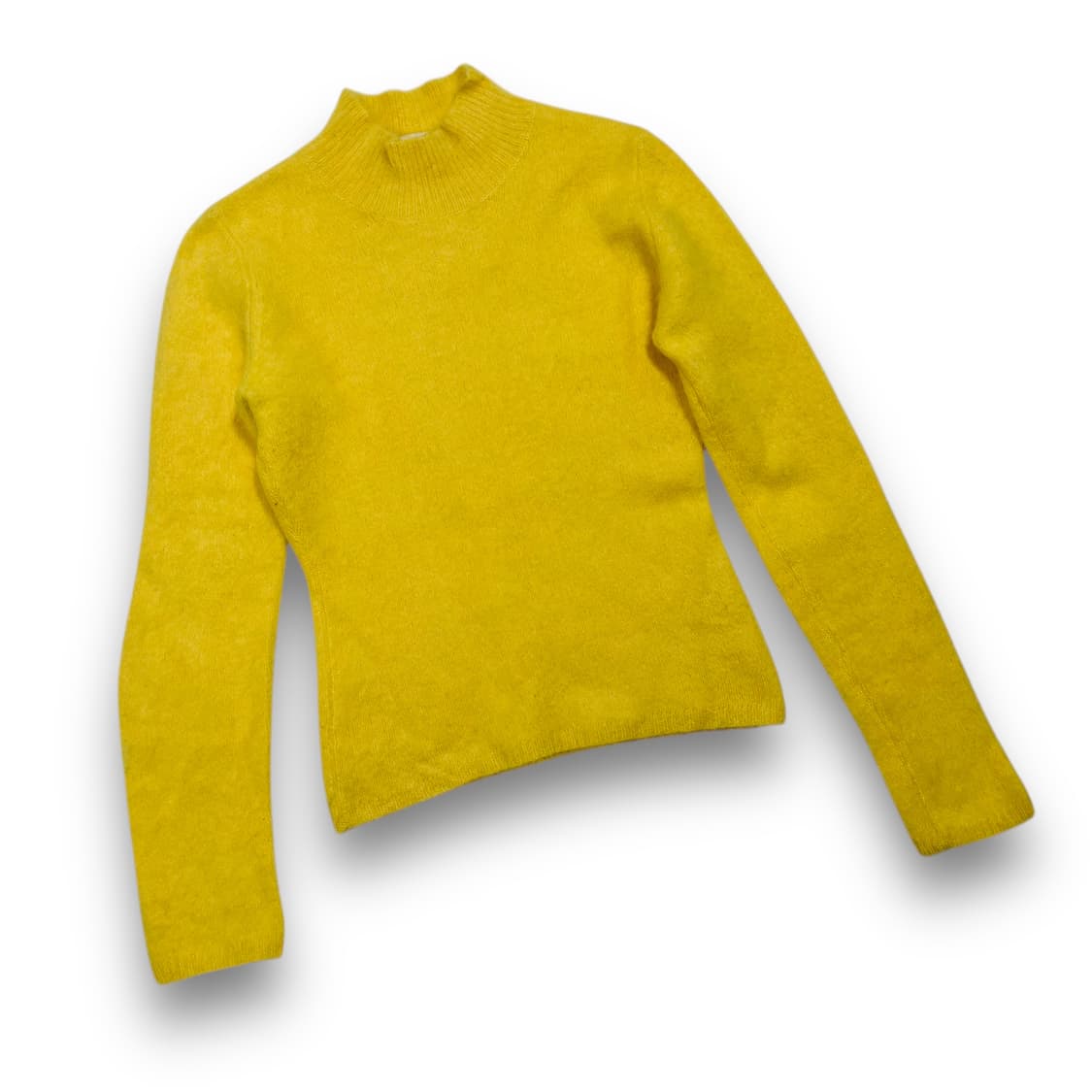 Ozon community 90s Yellow angora knit 상품이미지2