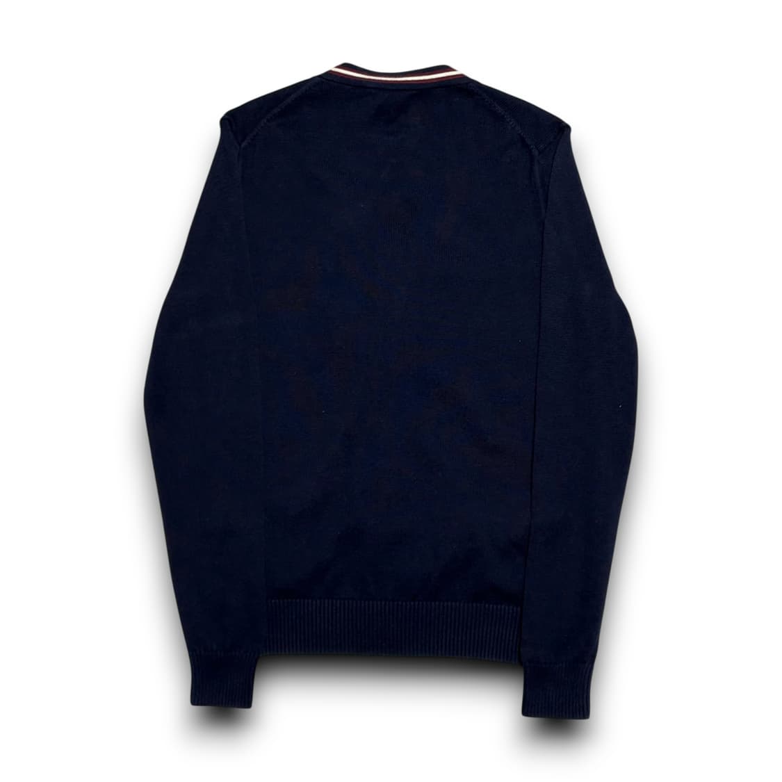 Polo Ralph Lauren 여성용 버건디포니 브이넥 네이비 가디건 상품이미지2