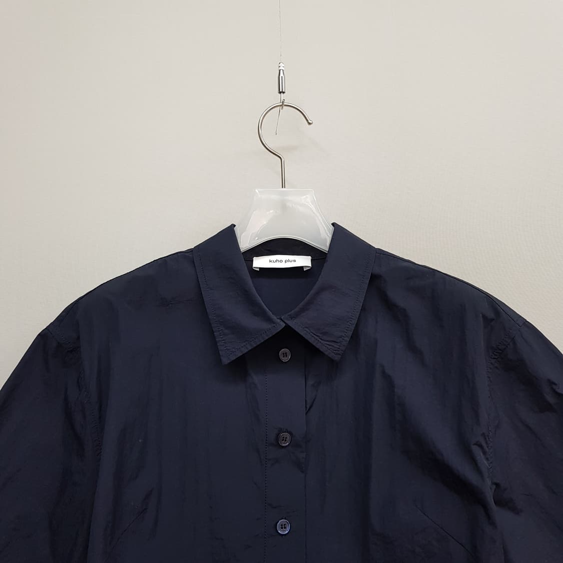 KUHO PLUS 구호플러스 2021 레이어드 랩 스타일 셔츠 원피스 상품이미지2