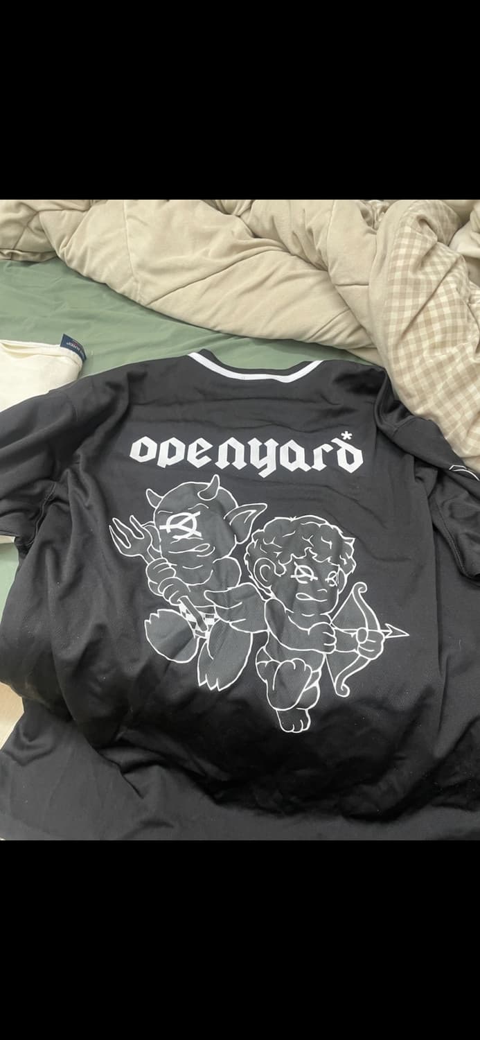 OPENYARD Angel&Devil 롱 슬리브 블랙 상품이미지3