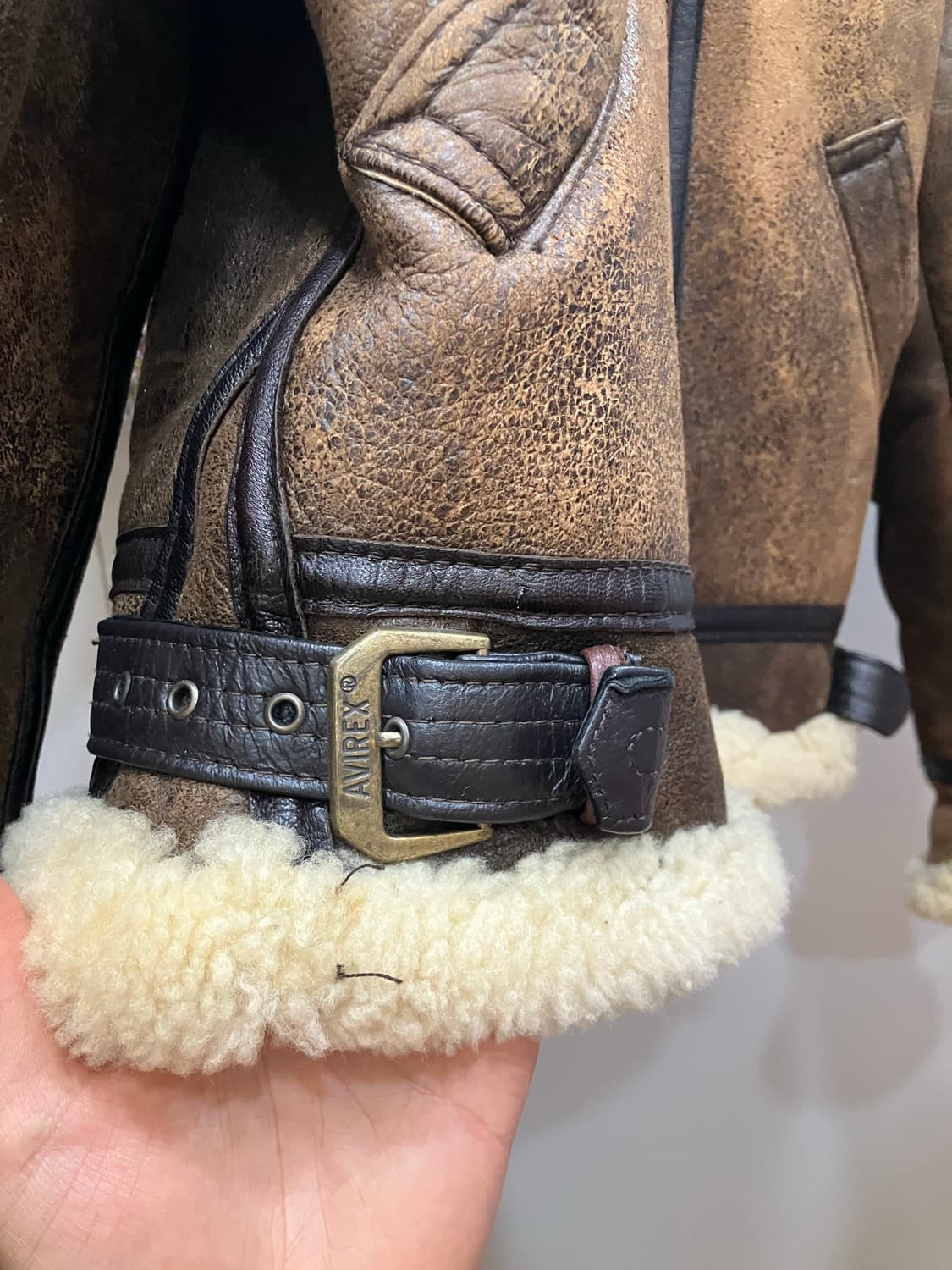 90s AVIREX 아비렉스 B-3 자켓 38 상품이미지5