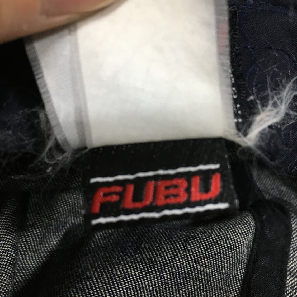 투티/A0 FUBU 벙거지 데님 버킷햇 빈티지 워싱 자수 로고 상품이미지5