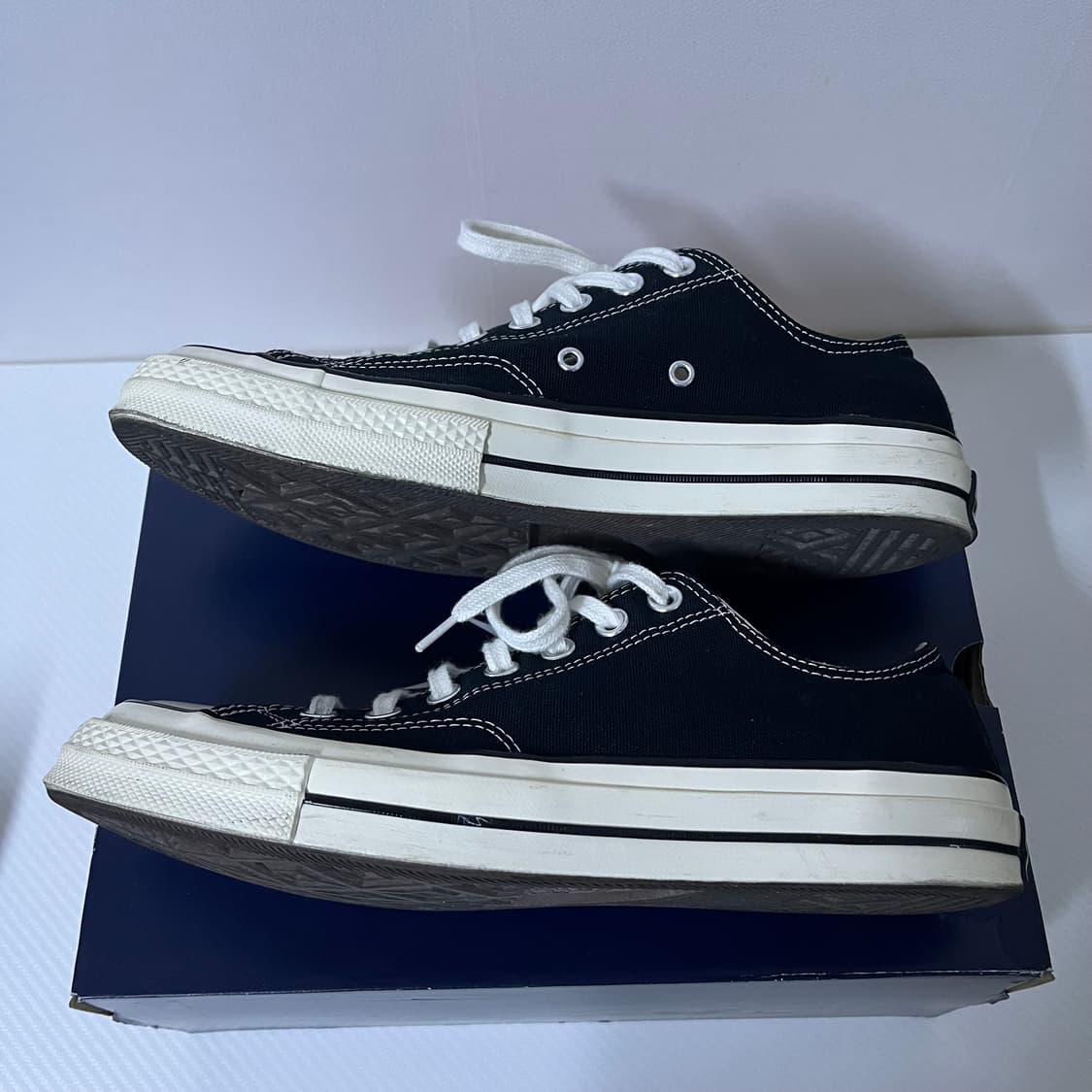 [정품, 275, 상태 우수] 컨버스 척 70 로우 블랙 상품이미지3