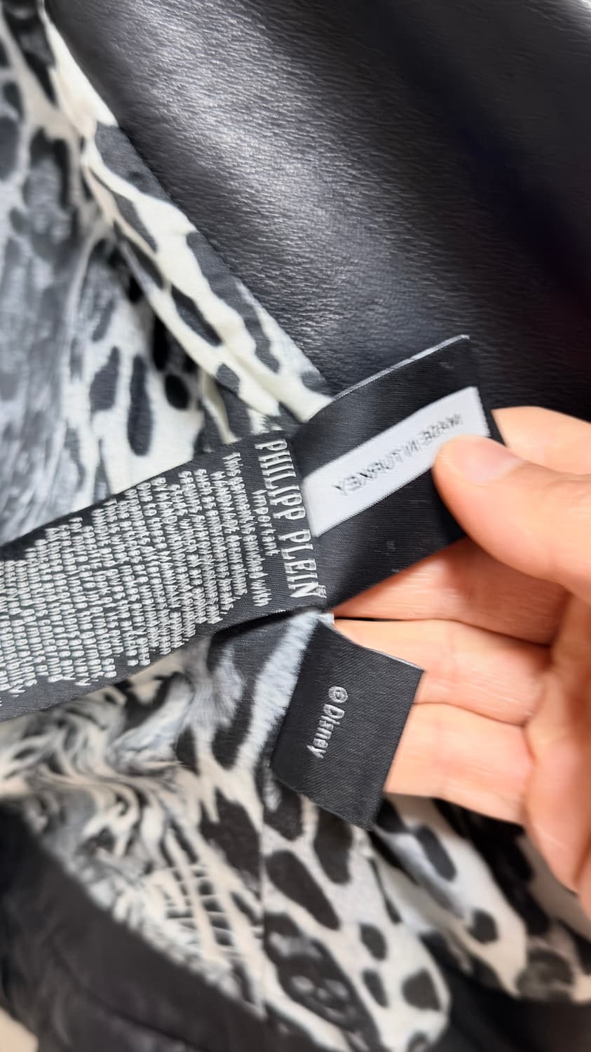 필립플레인 한정판 레더자켓(팅커벨) 상품이미지8