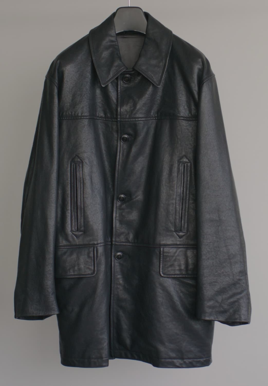 코모리 22aw 램 레더 카코트 상품이미지1