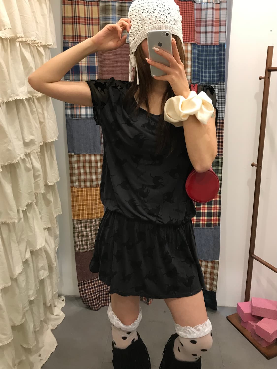 히스테릭글래머 캣 미니 원피스 상품이미지5