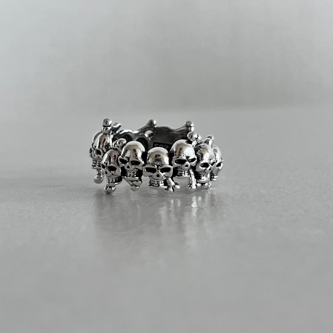 스컬 반지 상품이미지3