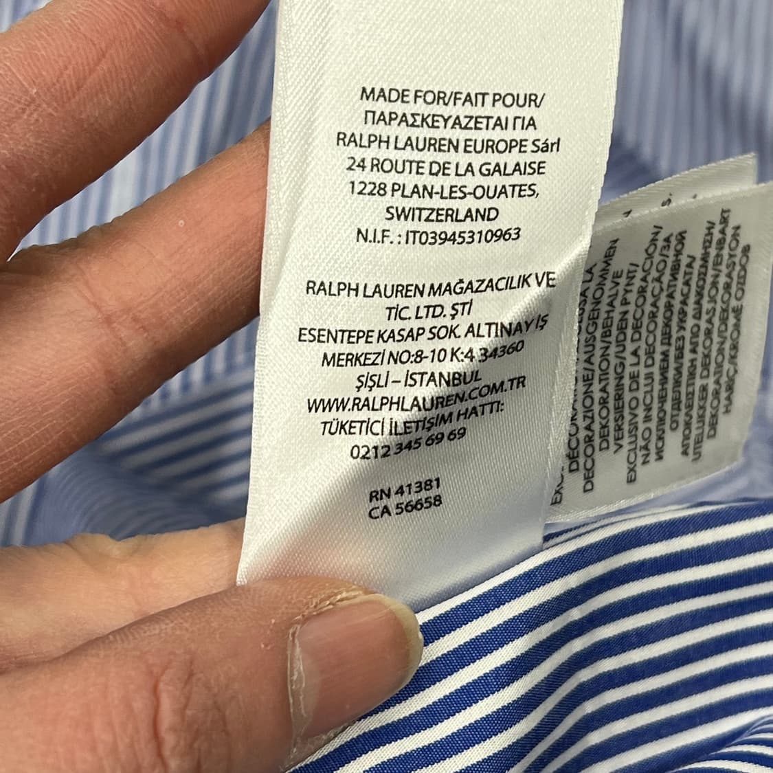 폴로 랄프로렌 스트라이프 셔츠 s09054 상품이미지9