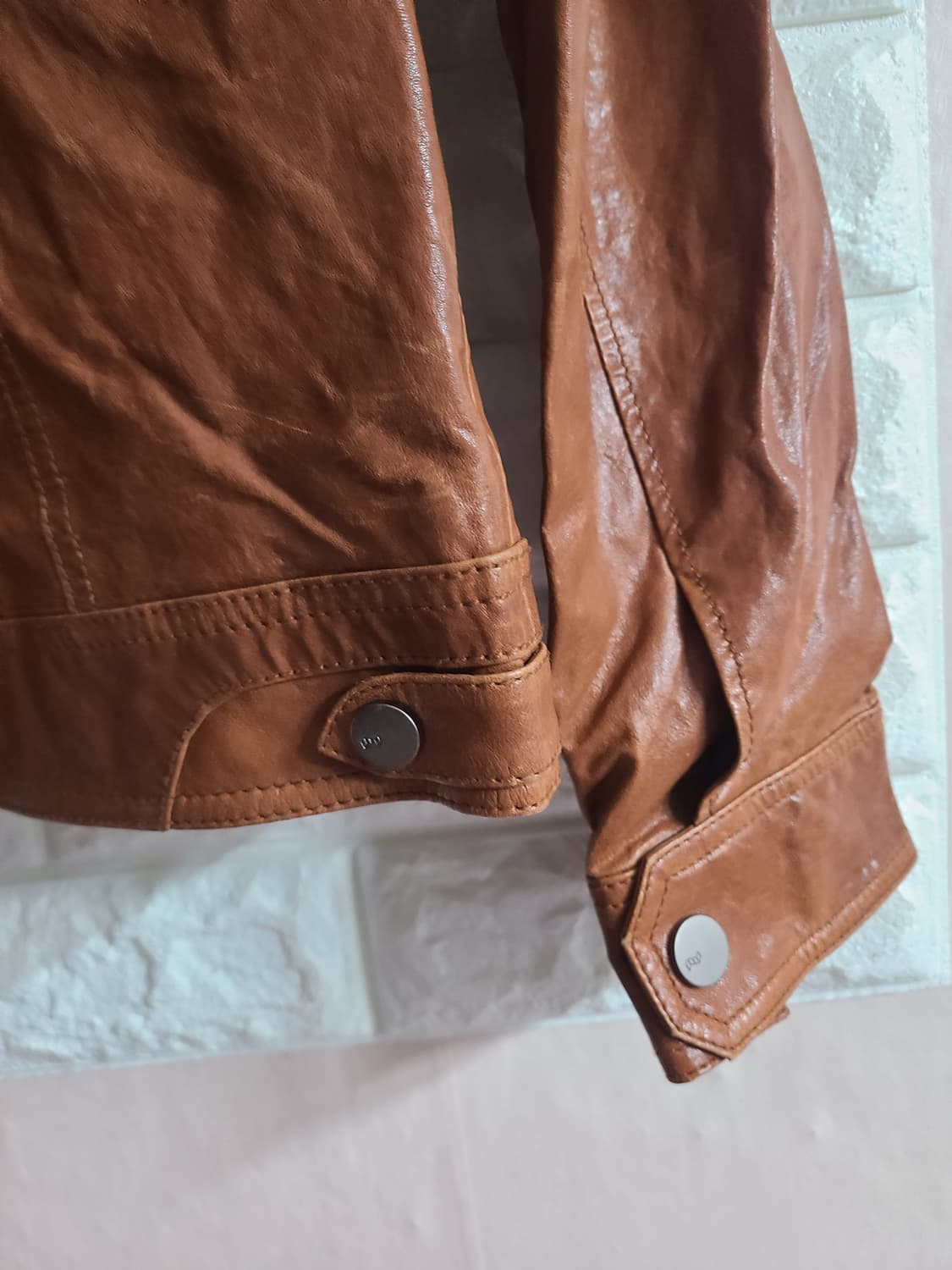 Mind Bridge 갈색 양가죽 자켓 95 상품이미지6