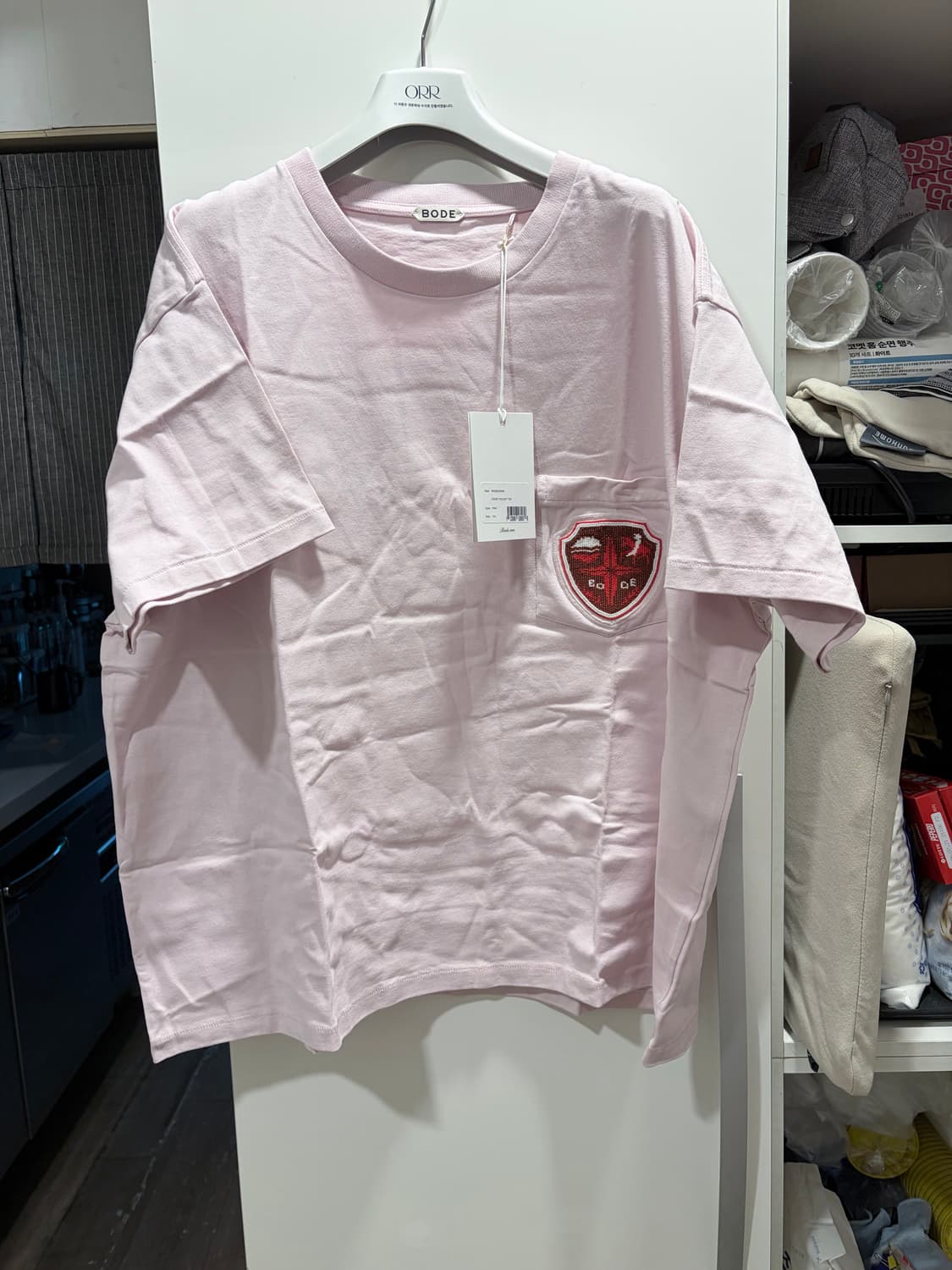 Bode 와펜 로고 반팔티 XXL 상품이미지1