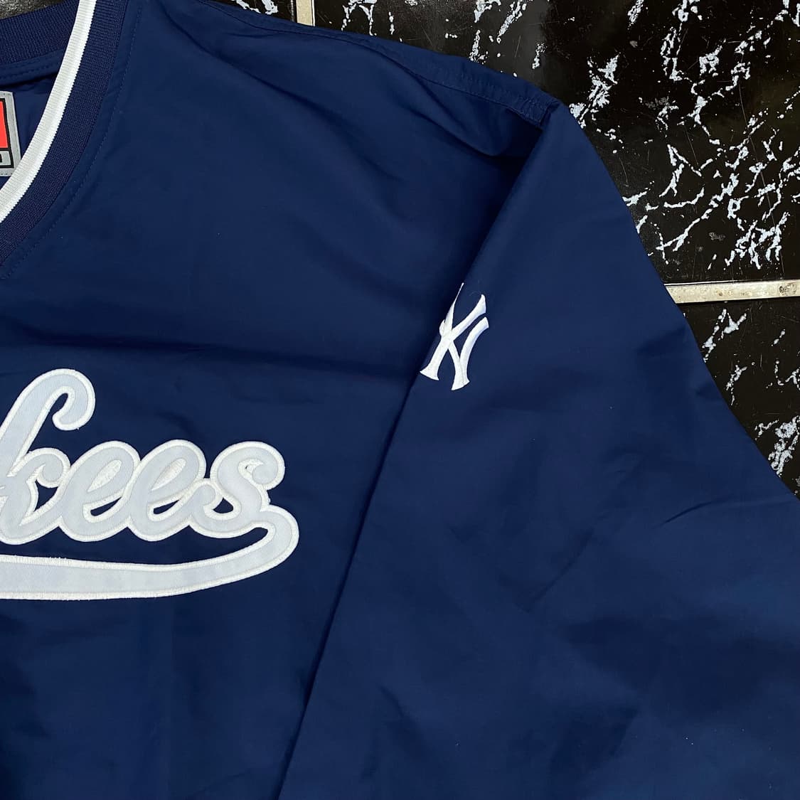 (상태굿)나이키 뉴욕 양키스 웜업 바람막이 자켓 xxl 상품이미지4