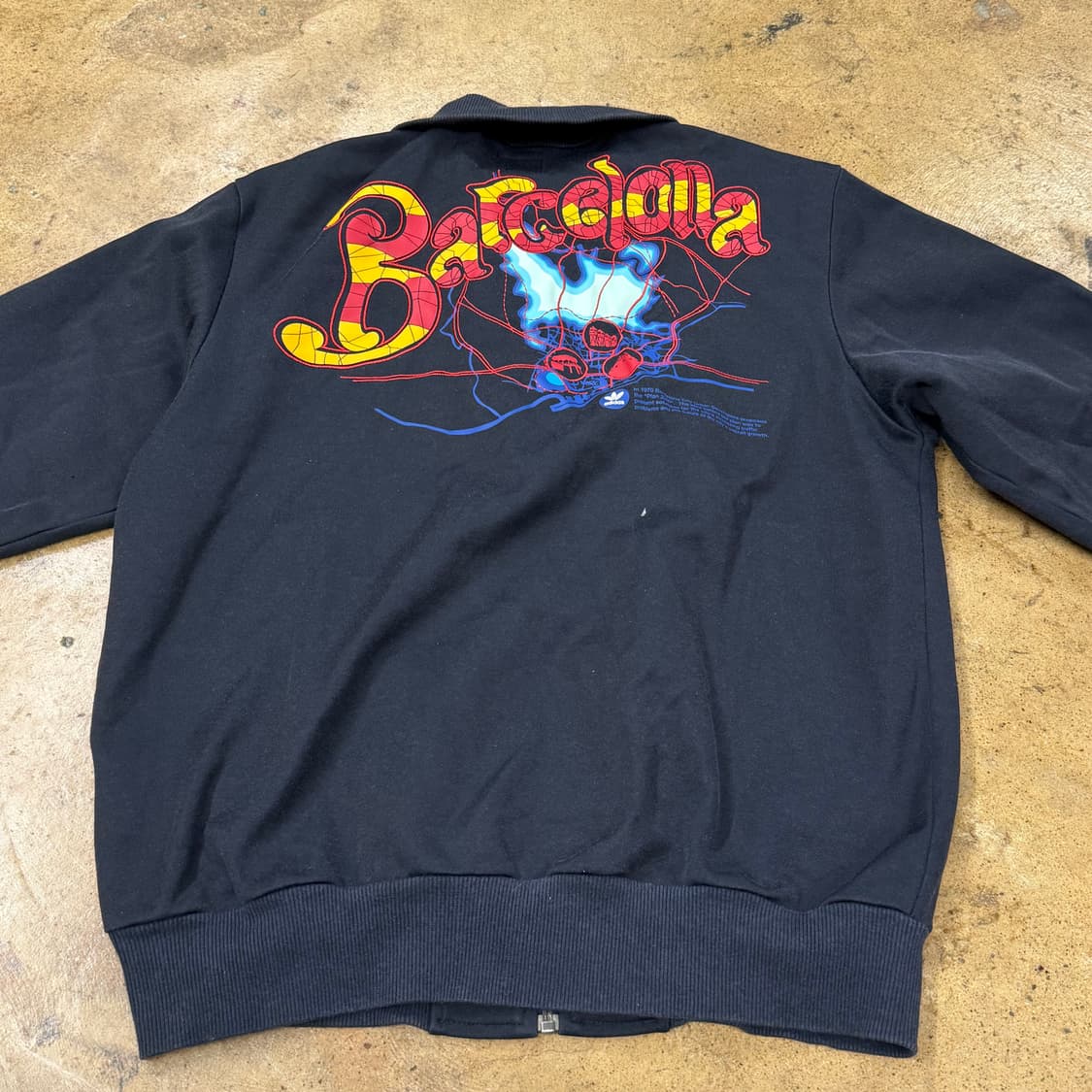 [정품/L] 아디다스 파이어버드 바르셀로나 트랙탑 져지 b14 상품이미지4