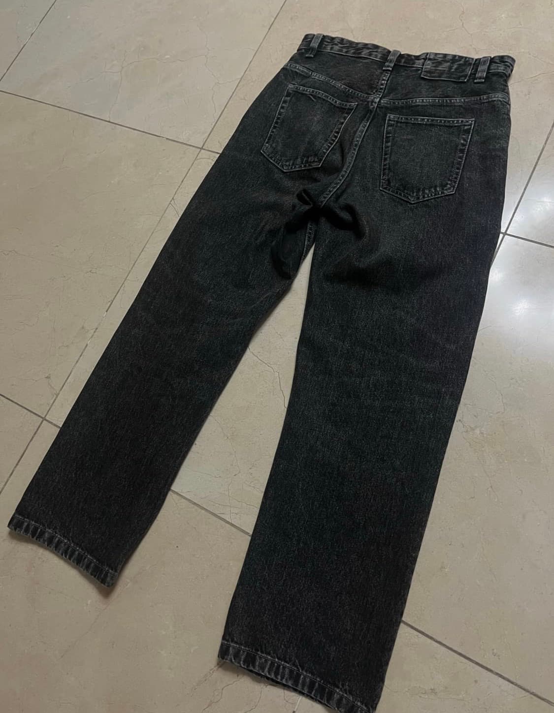 자라 흑청 데님 팬츠 (29,zara) 상품이미지4