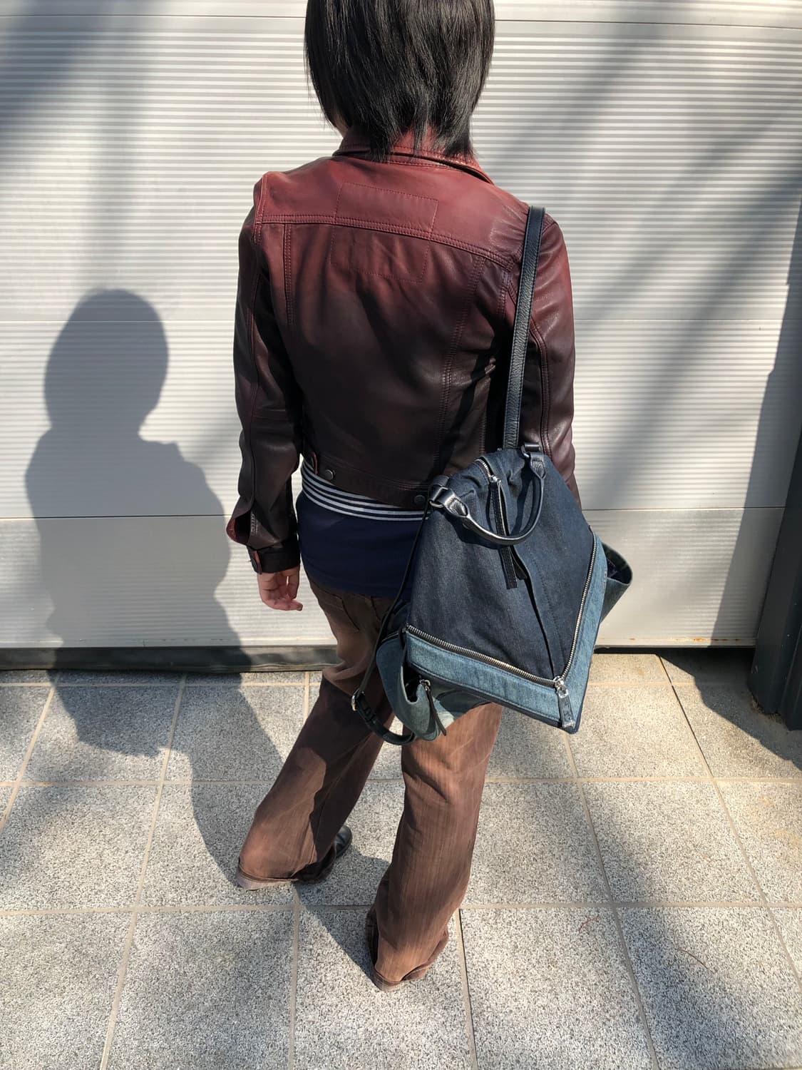 two-tone denim zip backpack / diesel 상품이미지1