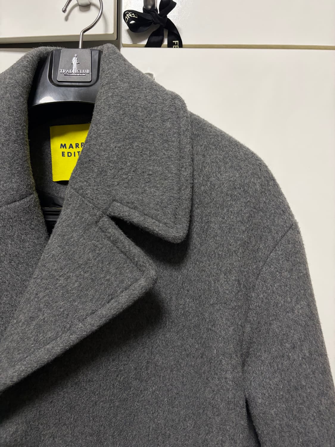 마론에디션 여성 그레이 더블코트 상품이미지3