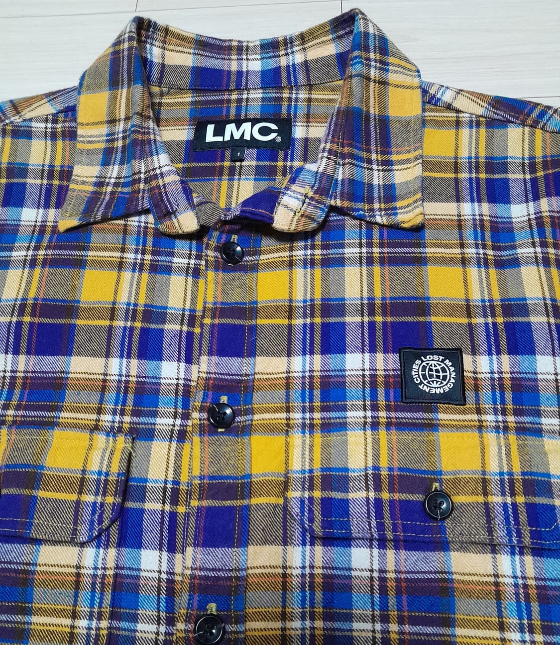 💥LMC 체크셔츠 옐로우 (1)
 상품이미지3