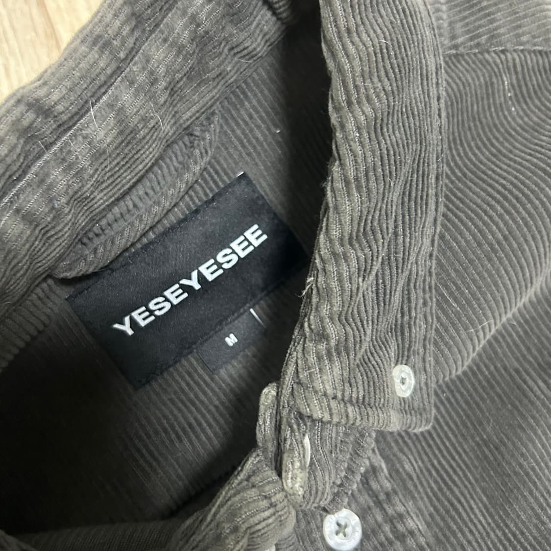 예스아이씨 코듀로이 셔츠 상품이미지2