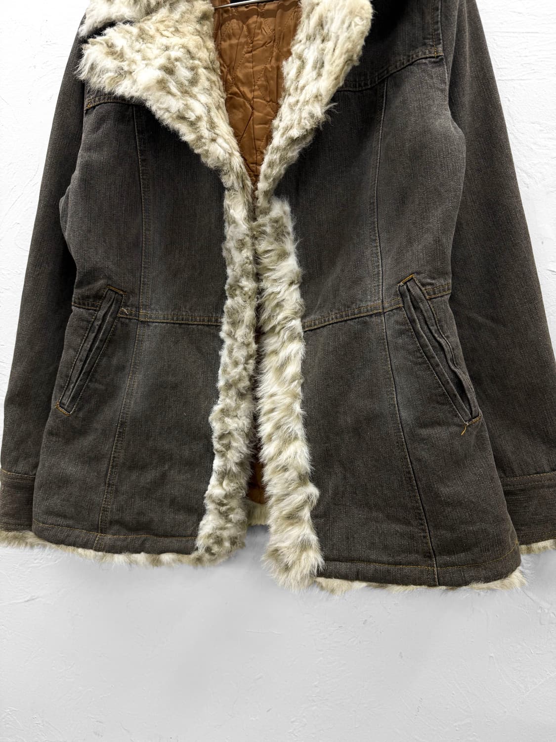 M-2 퍼 트리밍 데님 자켓 상품이미지3