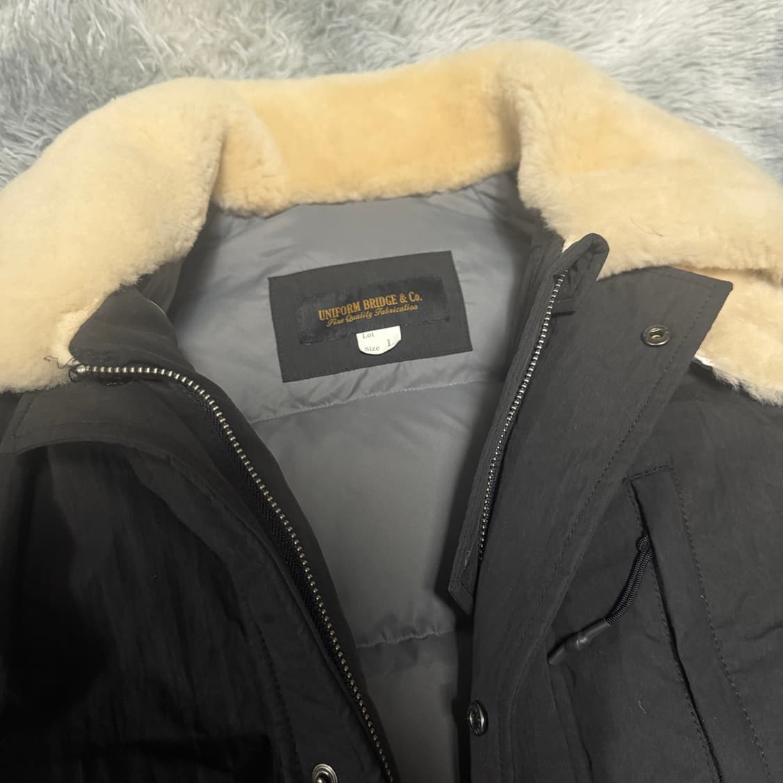 유니폼브릿지 양털 자켓 L사이즈  상품이미지7