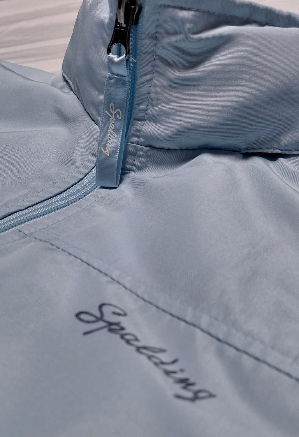 [L] 스팔딩(Spalding) 정품 메쉬 바람막이 - 산뜻한 소라색 상품이미지1