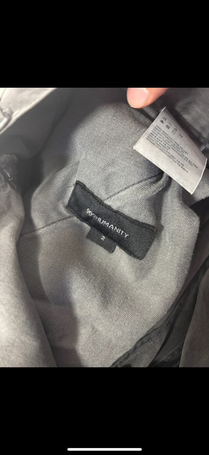 999휴머니티 플리츠팬츠 m(2) 워시드 차콜  상품이미지4